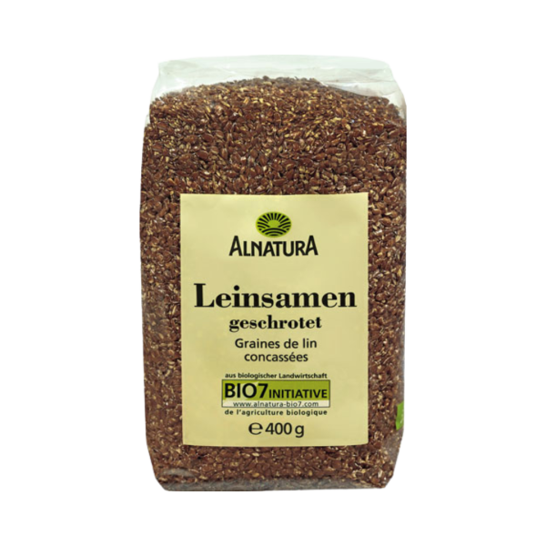 Alnatura Bio Leinsamen geschrotet, 400g